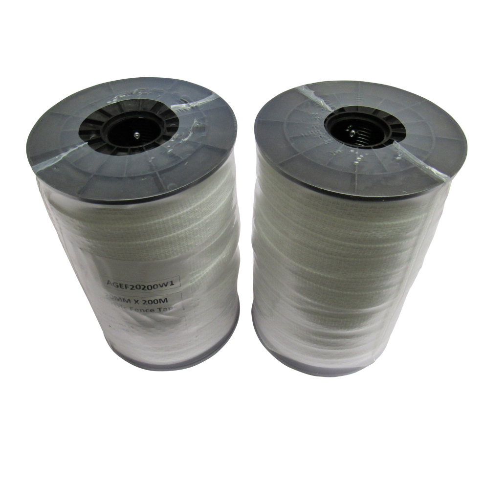 Electric Fence Tape Poly Fencing 20Mm X 200M X2 (Electrified Polytape) 600988548626