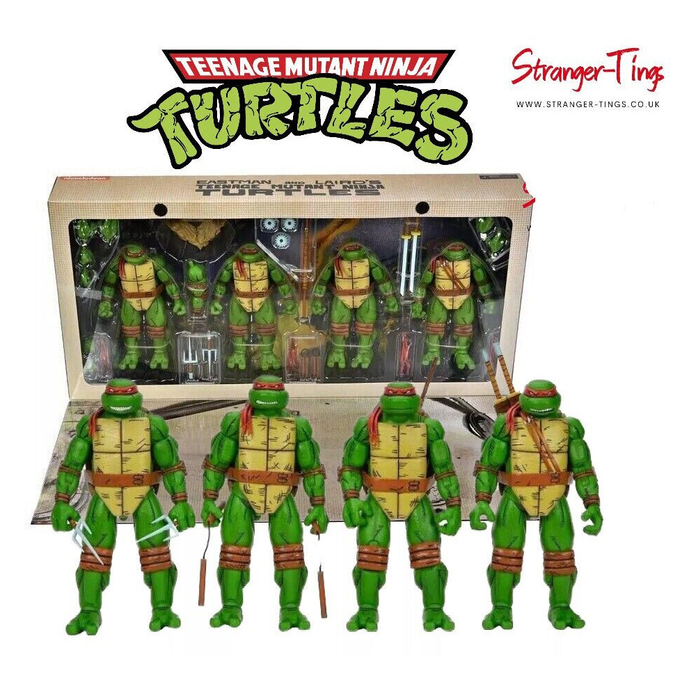 Neca TMNT Teenage Mutant Ninja Turtles Mirage Comics 4 pack 54329