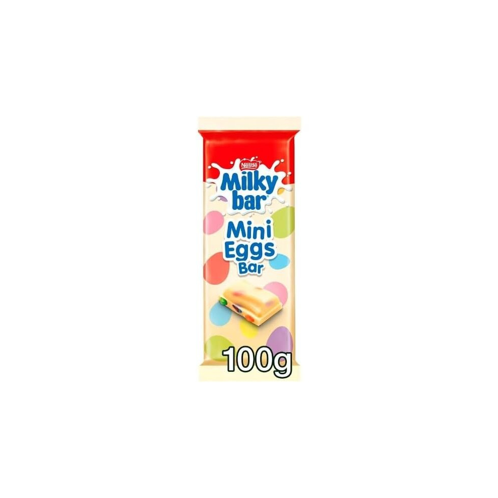 3 x Milkybar Mini Eggs White Chocolate Bar 100g