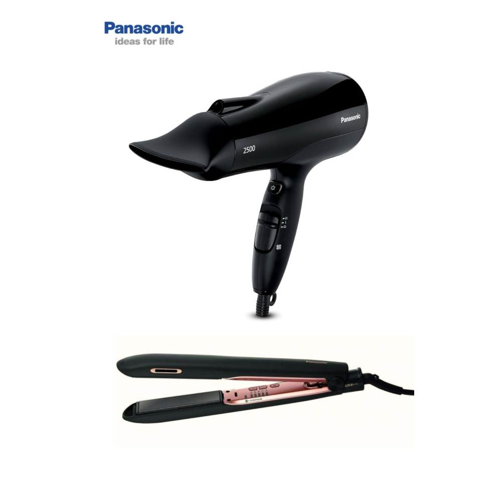 Panasonic EH-NE83 Hair Dryer & EH-HS99 Nanoe Hair Straightener Set