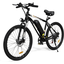 (Black) HITWAY Electric Bike,26" Ebikes, 90KM Hybrid Bike