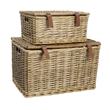 S/2 Wicker Hamper Large and Small
