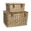 S/2 Wicker Hamper Large and Small 1