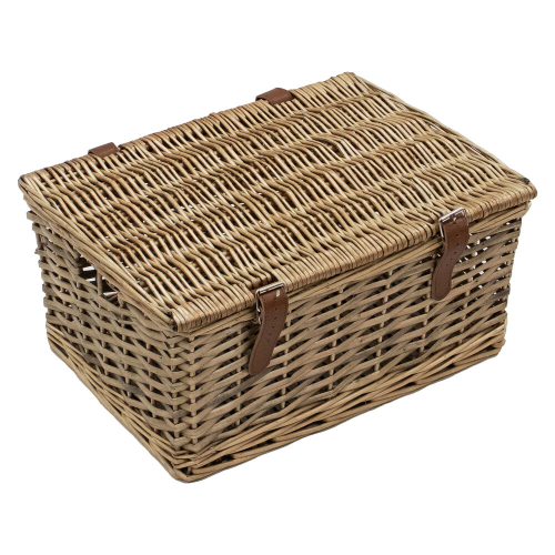 S/2 Wicker Hamper Large and Small 1