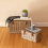 S/2 Wicker Hamper Large and Small 15
