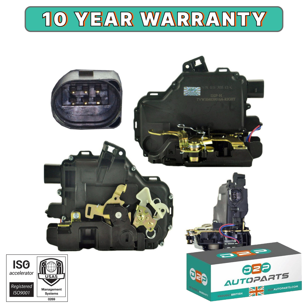 REAR RIGHT DOOR LOCK MECHANISM/ACTUATOR FOR SEAT LEON TOLEDO MK2 SKODA OCTAVIA