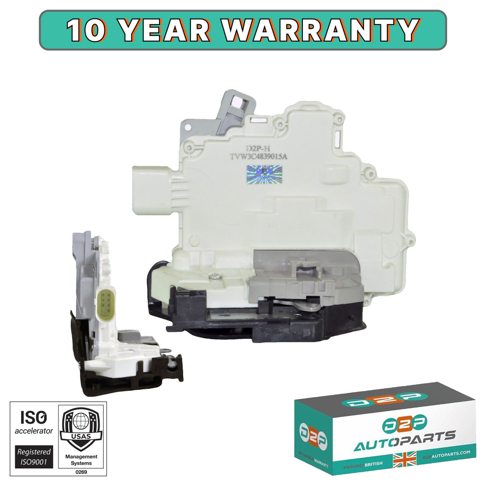 Rear Left Door Lock Mechanism Actuator For Vw Passat (3C2, 3C5) Tiguan Audi Q7 5056167420835