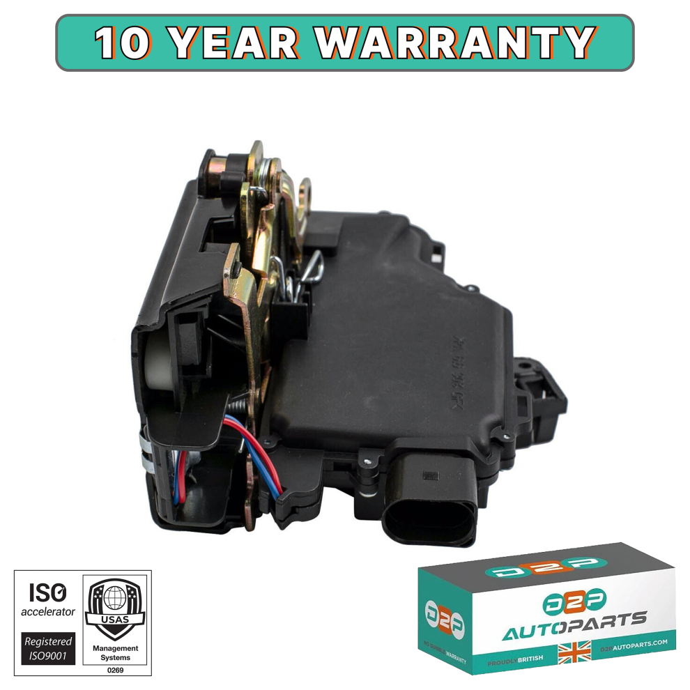 Front Right Driver Side Door Lock Mechanism For Vw Golf Mk4 Bora Passat B5 96-05 5056167420729