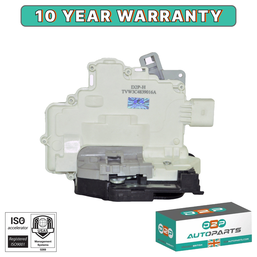 Rear Right Door Lock Mechanism For Seat Ibiza Mk5 Skoda Superb Mk2 3C4839016a 5056167420842