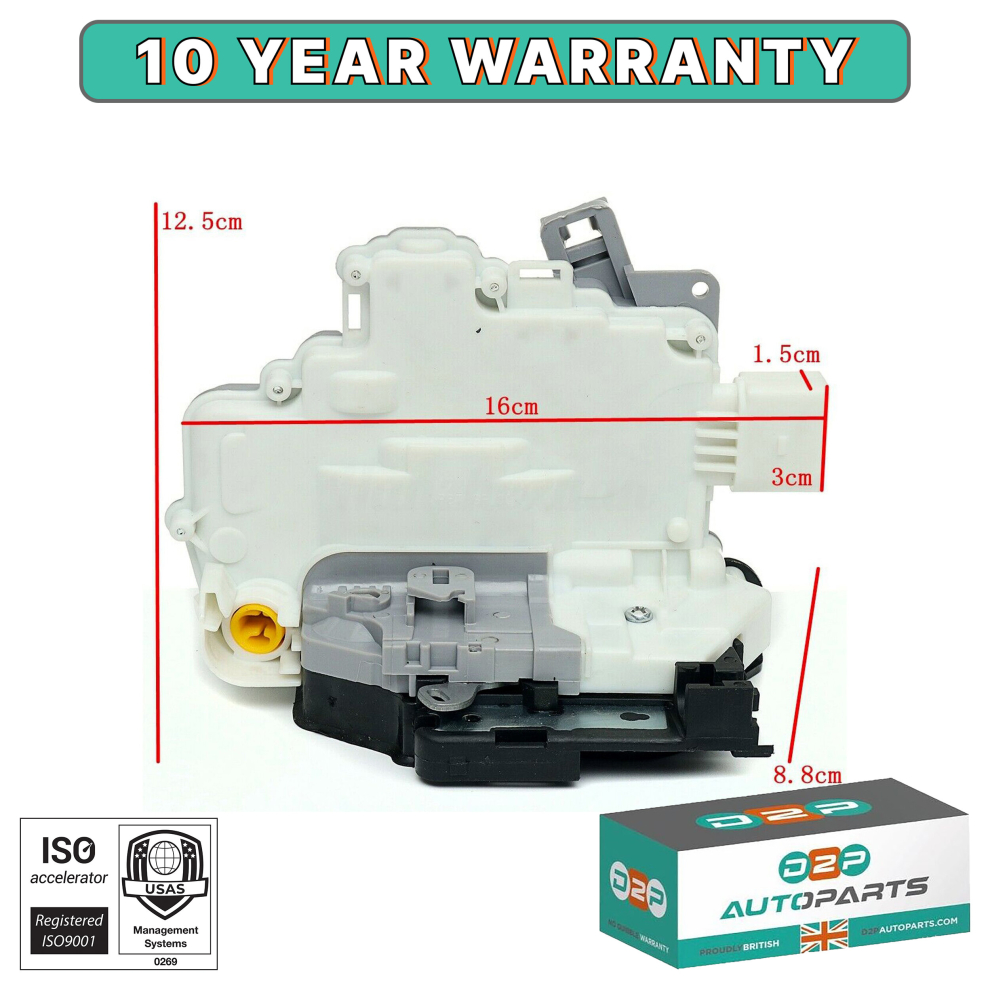 Front Right Driver Side Door Lock Actuator For Audi A4 (B8) A5 (8T) Q3 Q5 Q7 Tt 5056167409878