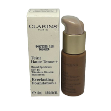 Clarins Everlasting Foundation+ Tester 118 Sienna 15ml