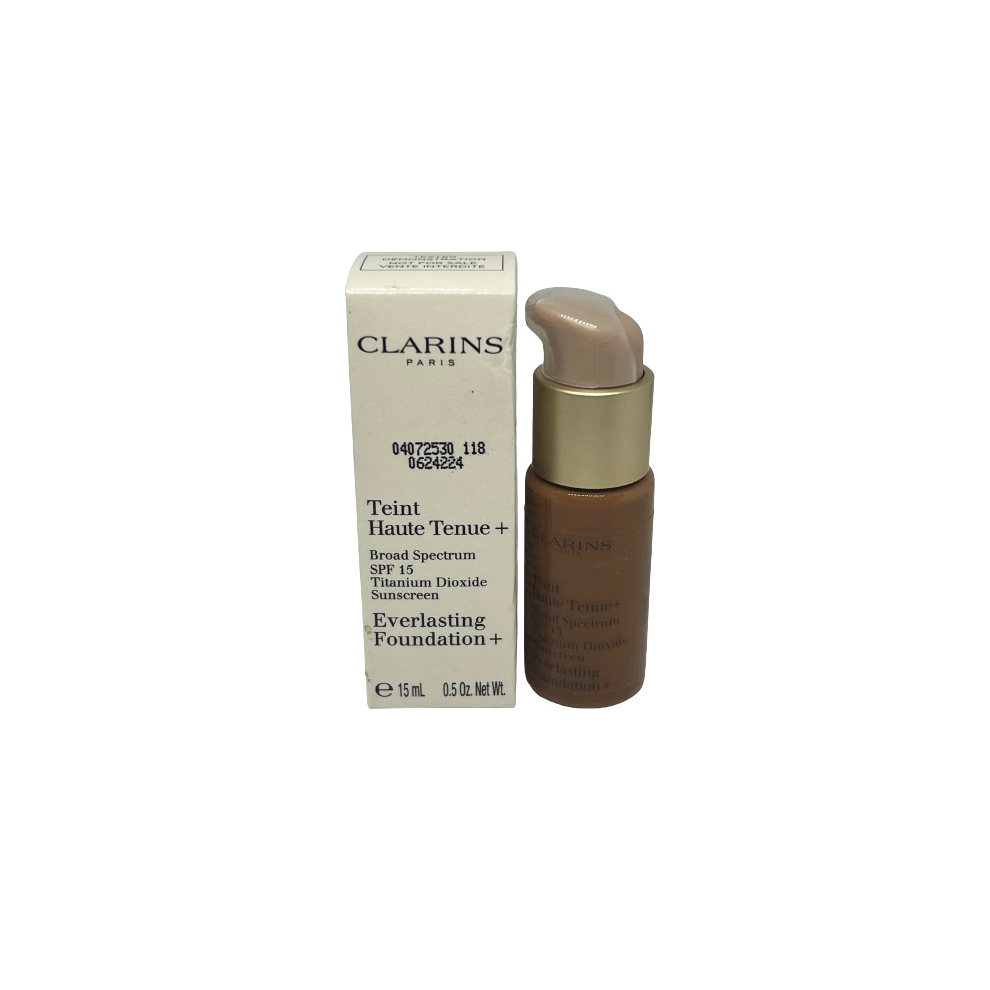 Clarins Everlasting Foundation+ Tester 118 Sienna 15ml