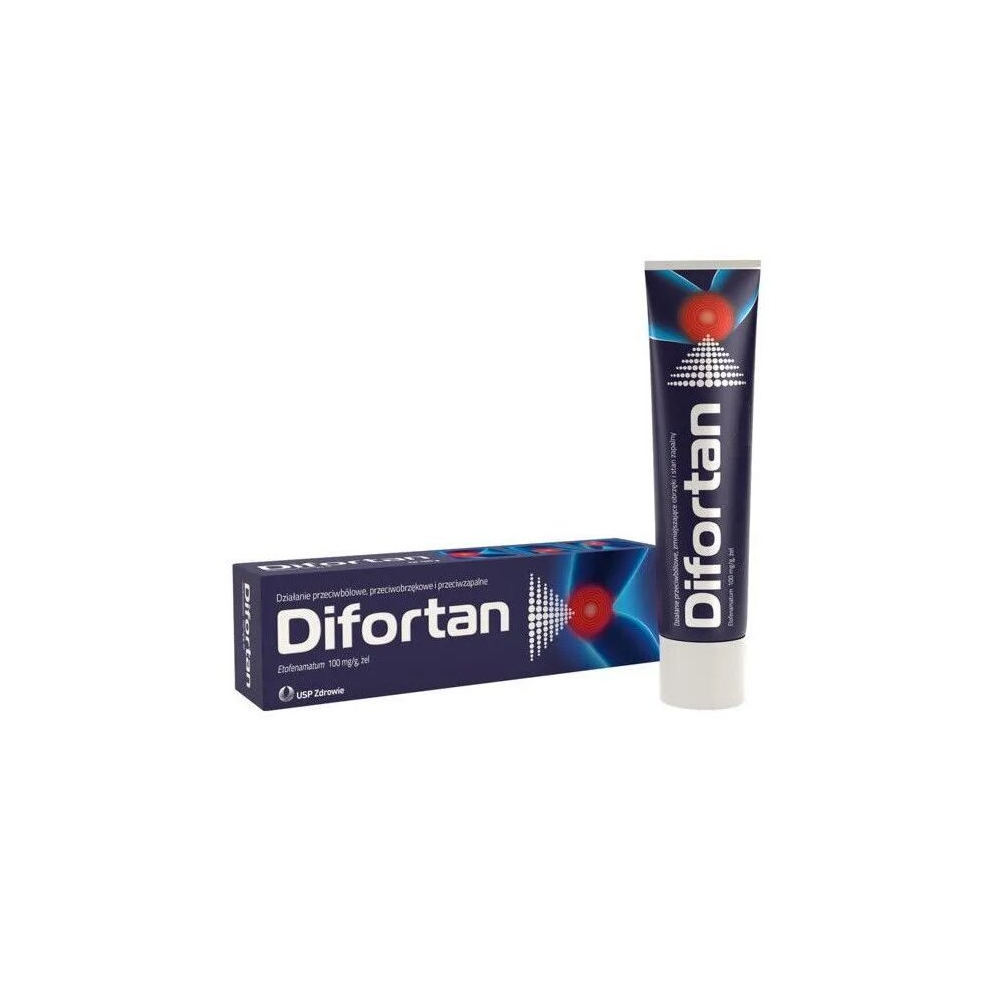 Us Pharmacia Difortan Gel 100G - Topical Anti-Inflammatory Analgesic For Muscle & Joint Pain And Swelling