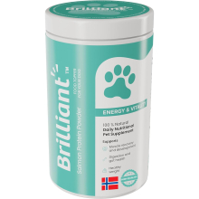Brilliant Salmon Protein Powder for Dogs Natural, High Protein Food
