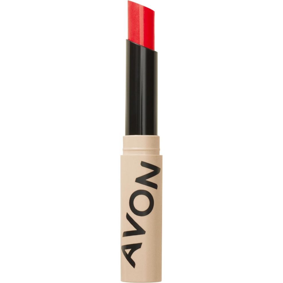 avon tinted lip balm - red