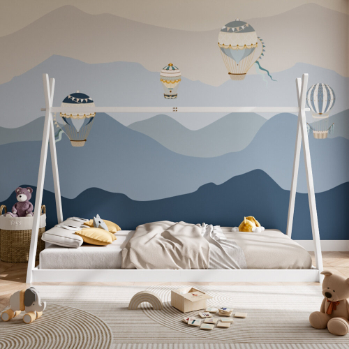 Living And Home Montessori Kids Bed Floor Bed 1