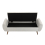 Living And Home (Beige) Linen Upholstered Storage Bench 4