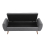 Living And Home (Grey) Linen Upholstered Storage Bench 4