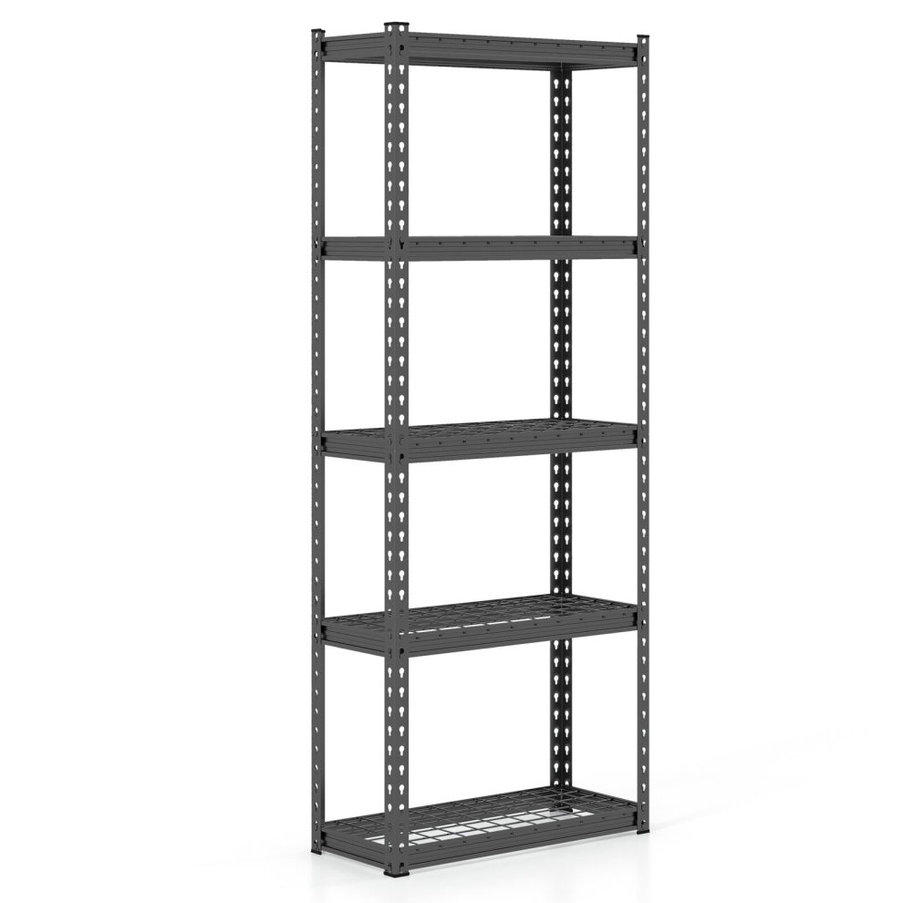 5-tier Garage Storage Shelves Adjustable Metal Storage Shelving Unit