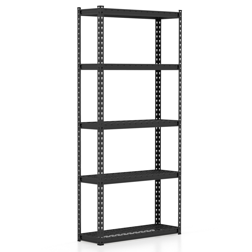 5-Tier Metal Garage Shelving Unit 183CM Adjustable Rack Organiser