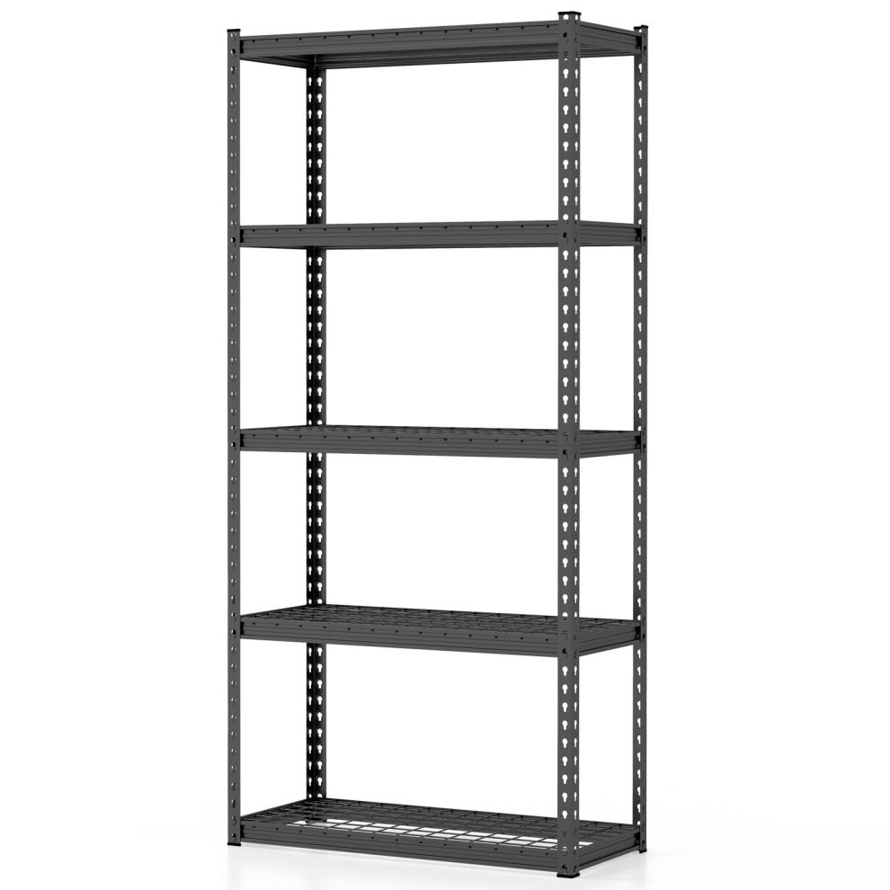 183cm 5-Tier Metal Garage Shelving Unit Adjustable Rack Organiser