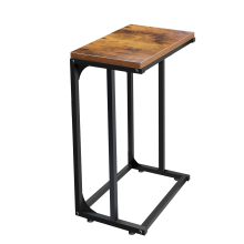 Bedside Table C-Shaped Metal Frame Heavy Duty for Living Room Bedroom Computer Desk