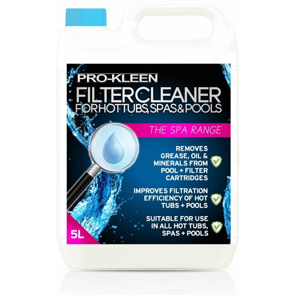 (5L) 5L Hot Tub, Spa and Pool Filter Cleaner
