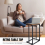 C-Shaped Sofa Side Table Metal Frame Industrial Style 9