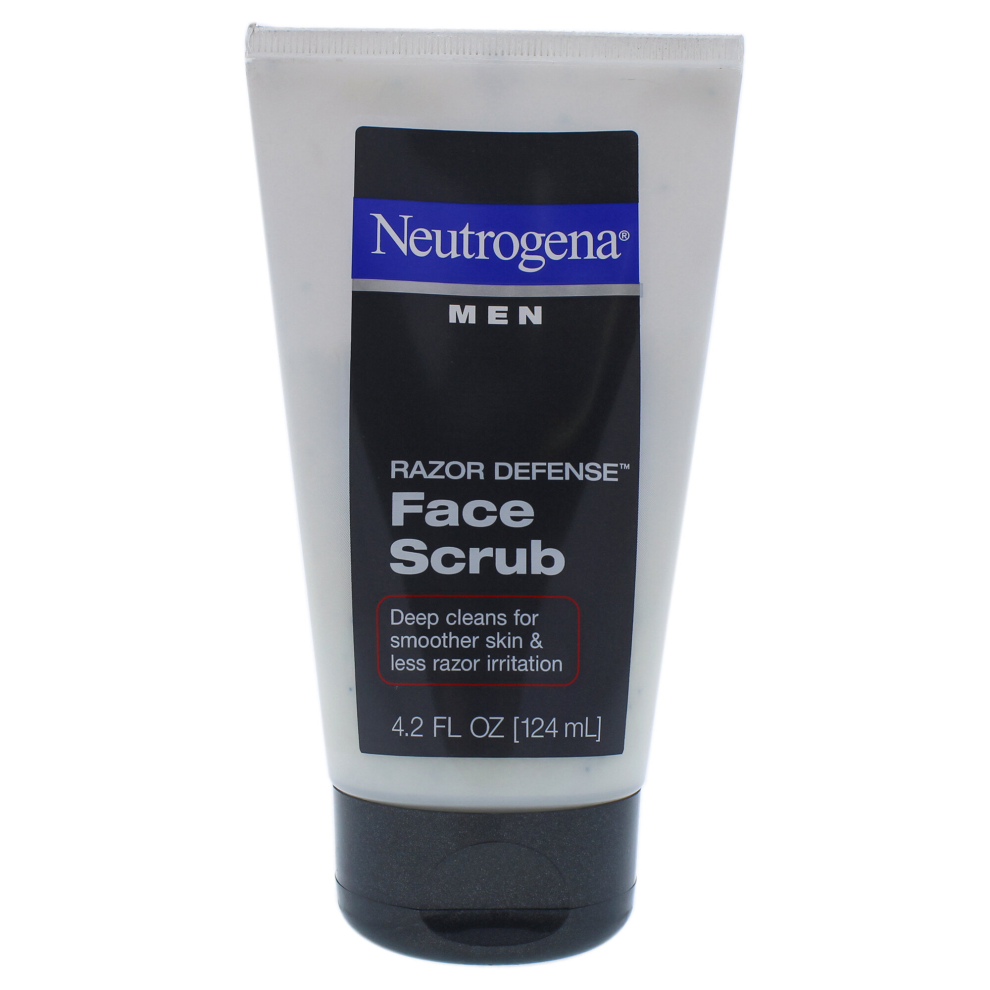 Men Razor Defense Face Scrub by Neutrogena for Men - 4.2 oz Scrub