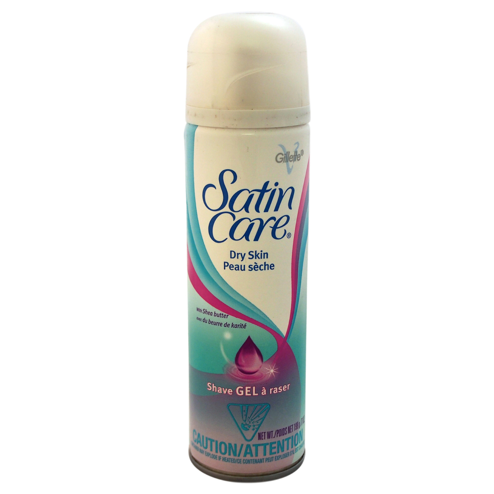 Satin Care Dry Skin Shave Gel by Gillette for Women - 7 oz Shave Gel