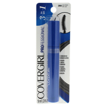 Covergirl Professional All-in-One Böjd Borste Mascara, Mycket Svart, 0.3 Fluid Ounce