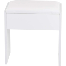Dressing Table Stool Padded Bench Wooden Makeup Seat