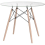 Joolihome Round Dining Table 90cm Glass Table 7