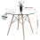 Joolihome Round Dining Table 90cm Glass Table 4