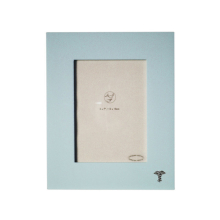 5x7 Blue Wooden Caduceus Medical Symbol Photo Frame