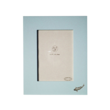 5x7 Blue Wooden Koi Carp Photo Frame