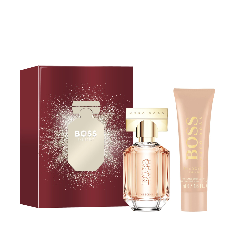 Hugo Boss The Scent Woman 50ml EDP & 75ML Body Lotion Gift Set
