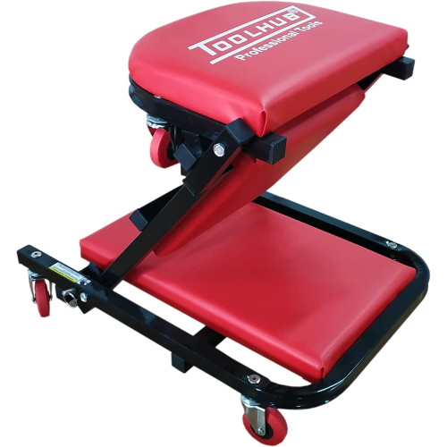 2 in 1 Folding Padded Mechanics Creeper And Roller Seat 40"