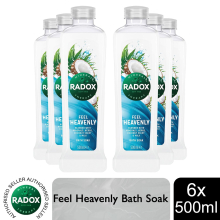 Radox Mineral Therapy Bath Soak Feel Heavenly 500ml, 6 Pk