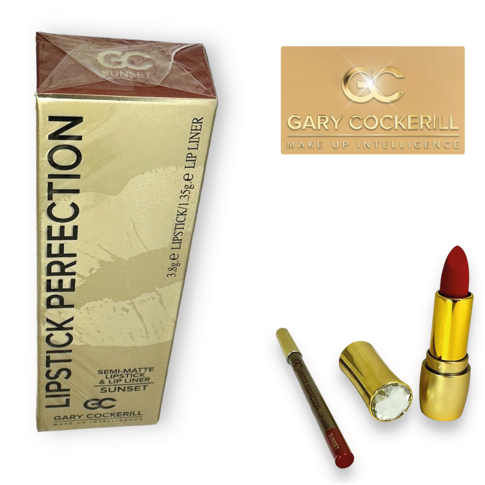 Gary Cockerill Make Up Intelligence (Sunset) Lipstick Perfection Semi-Matte Lipstick & Lipliner