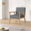 MCC (Single seater, Grey) 1/2/3 Seater Fabric Upholstered Padded sofa 1