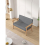 MCC (Two seater, Grey) 1/2/3 Seater Fabric Upholstered Padded sofa 3