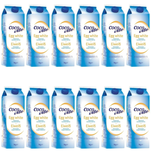 (12) Liquid Egg Whites 1Kg High Quality Protein Source