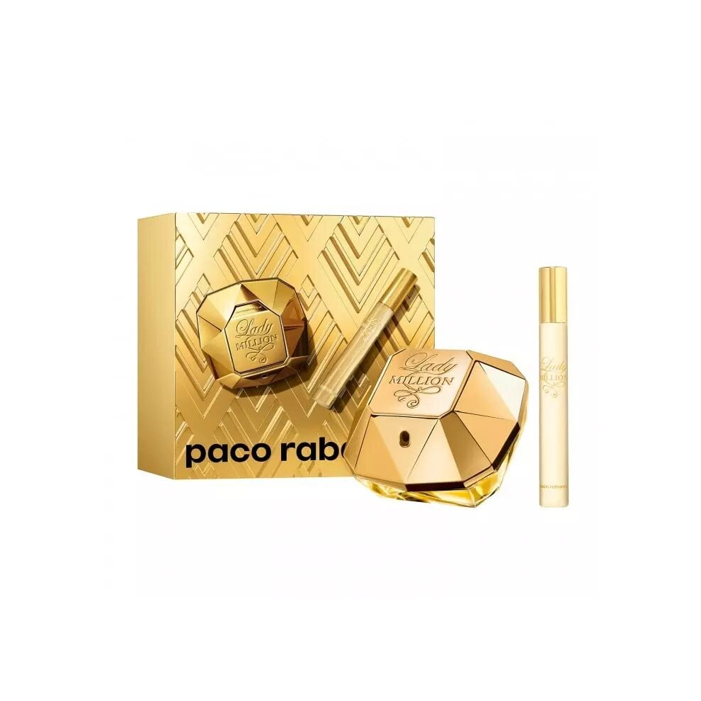 Lady Million 50ml EDP Spray & 10ml Travel Spray Gift Set