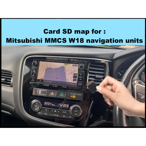 Card SD map for Mitsubishi MMCS W18 system 2023 update OUTLANDER, PHEV