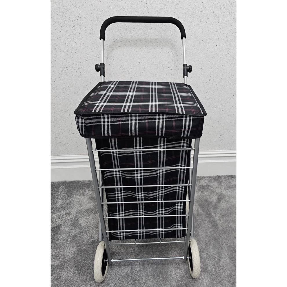 (black, 4) Wheel ShoppingTrolley Folding Mobility Premium 60L