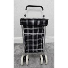 (black, 6) Wheel ShoppingTrolley Folding Mobility Premium 60L