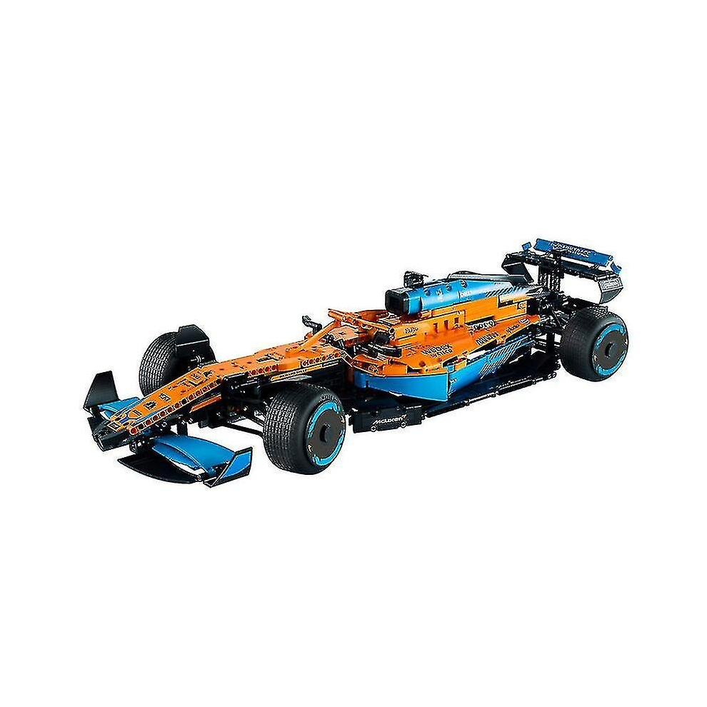 (ORANGE) LEGO Compatible Technic McLaren Formula 1 Race Car Set for Adults, 1,434-Pc F1 Motor Sport Model Building Kit, Gift Idea for Men Collectible