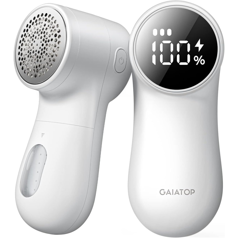 GAIATOP Fabric Shaver, Rechargeable Lint Remover Sweater Defuzzer