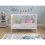 (White/Pine) Luca | Cot Bed 120x60cm 1